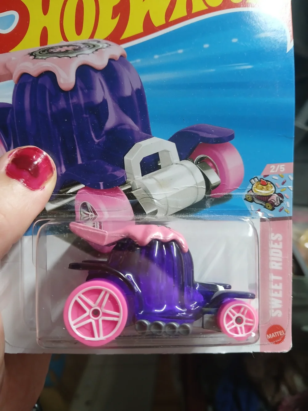 Hot Wheels Sweet Rides Purple & Pink Toy Car